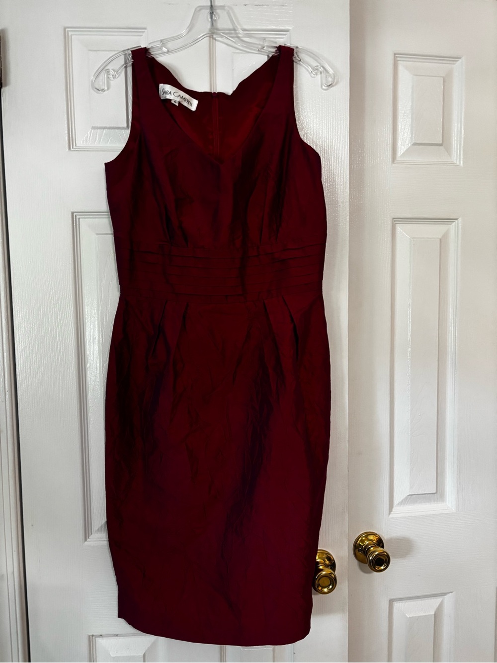 Sara Campbell Sleeveless Sheath Dress size 6